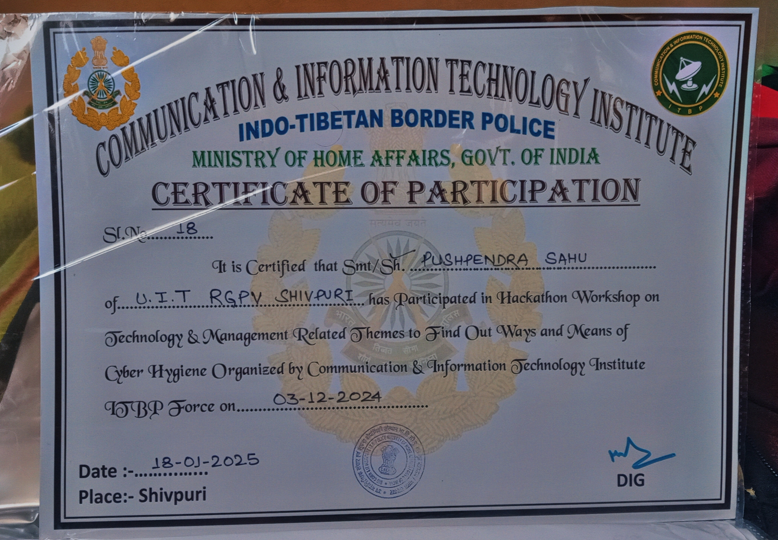 Certification 1
